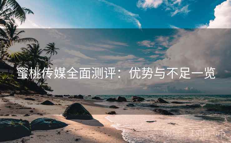 蜜桃传媒全面测评：优势与不足一览