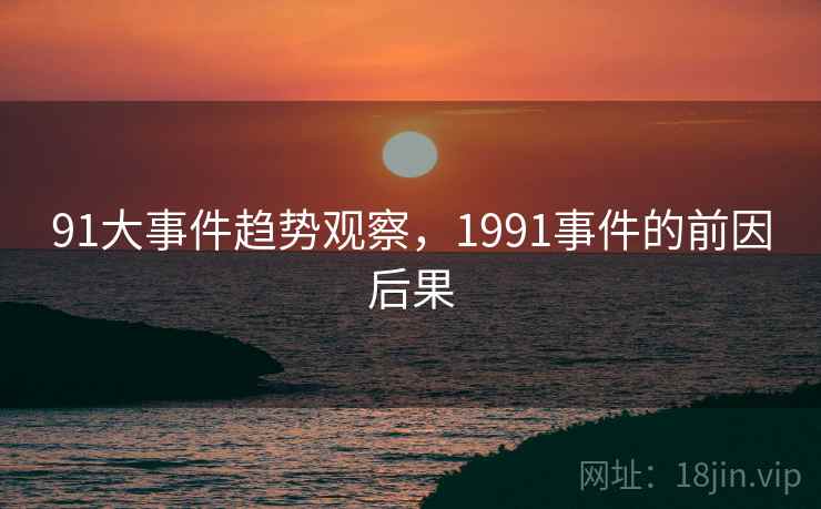 91大事件趋势观察，1991事件的前因后果